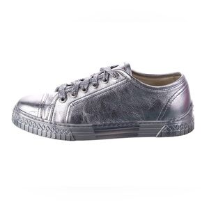 CHANEL Laminated Lambskin Sneakers